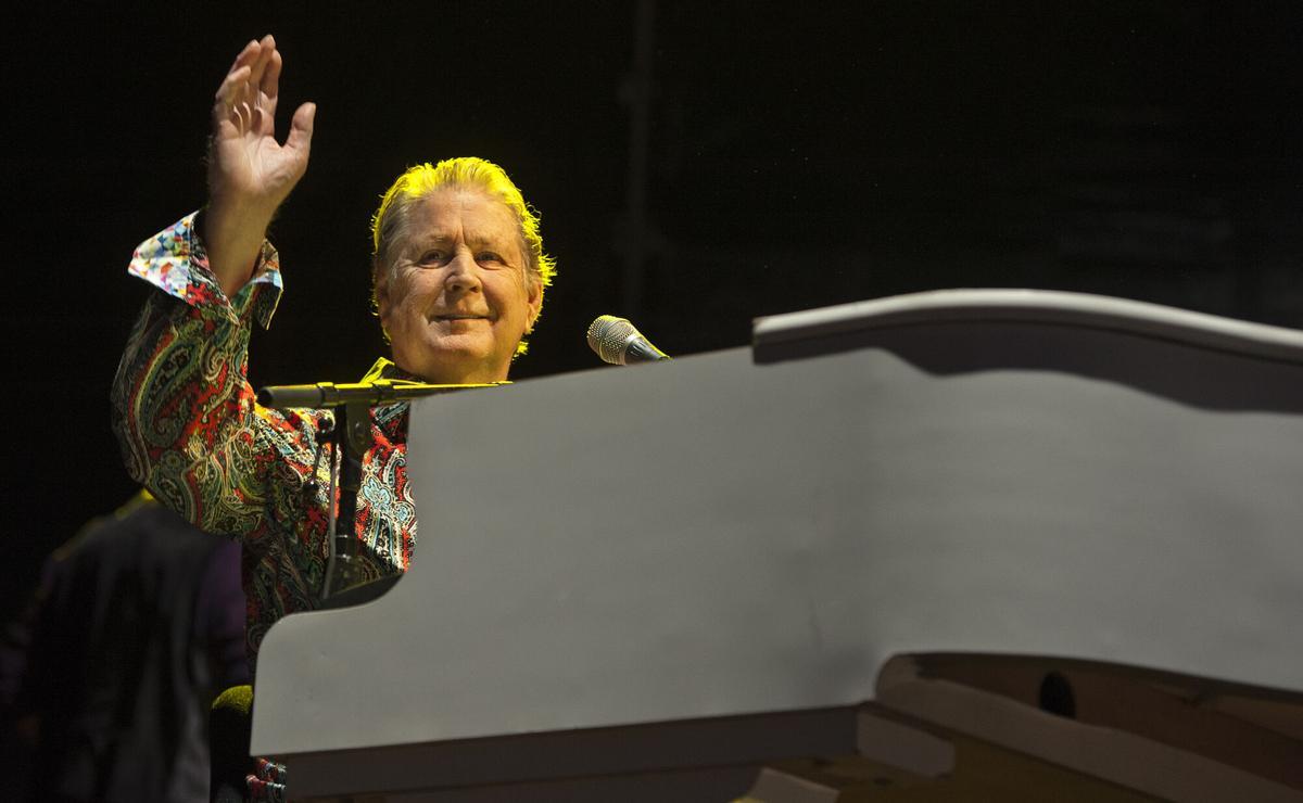 Brian Wilson, en la gira de 50 aniversario de los Beach Boys.