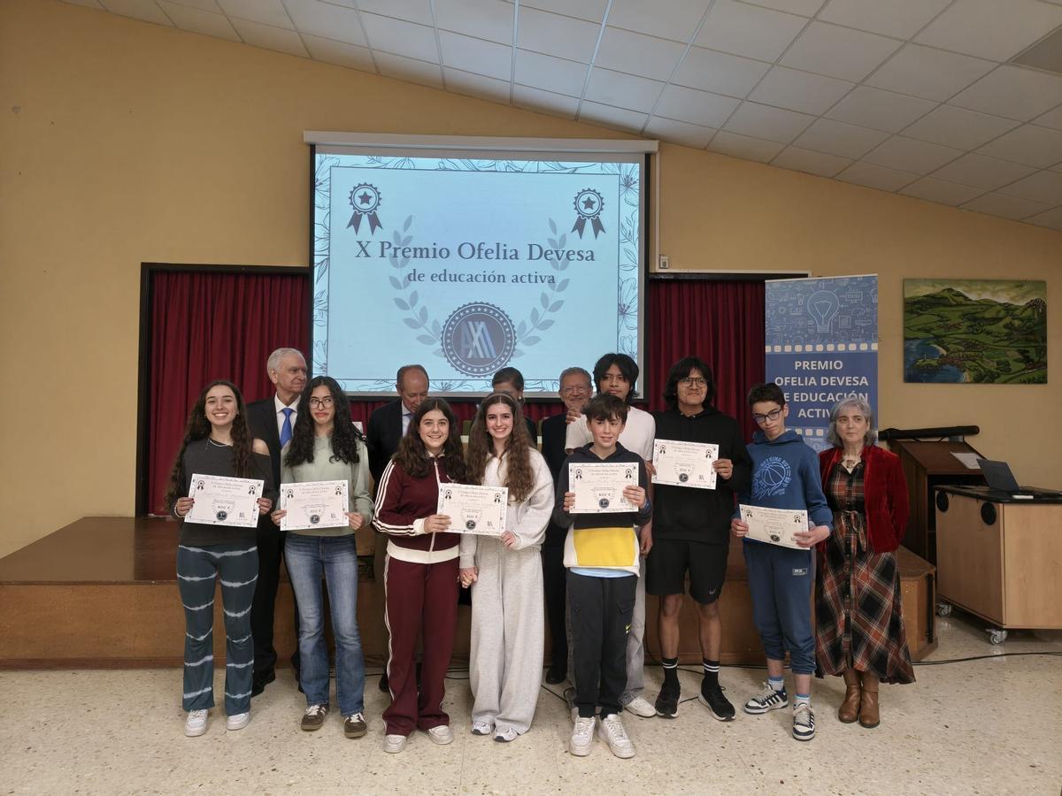 Acto de entrega del X Premio Ofelia Devesa.