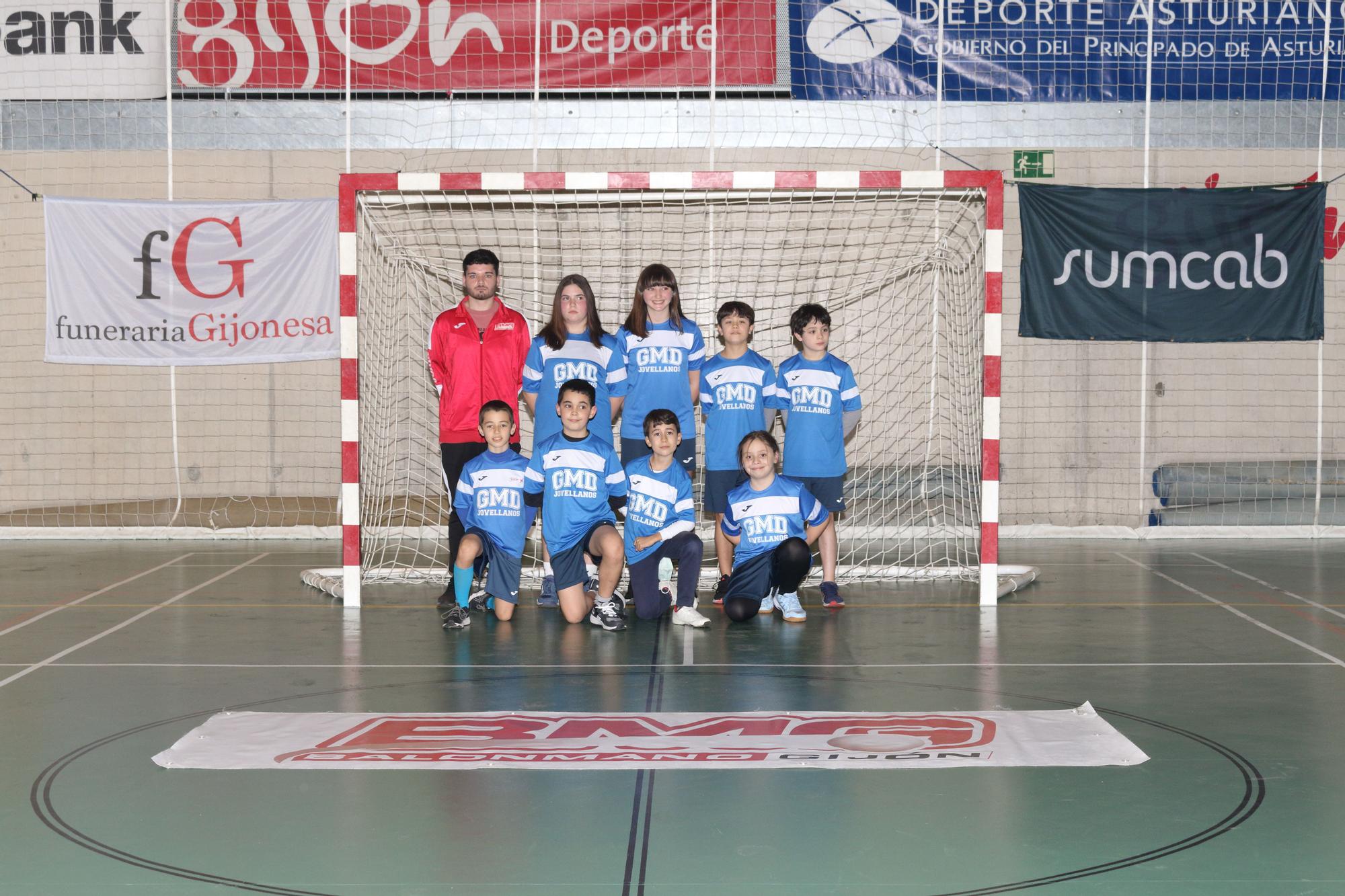 Estos son los equipos del Balonmano Gijón