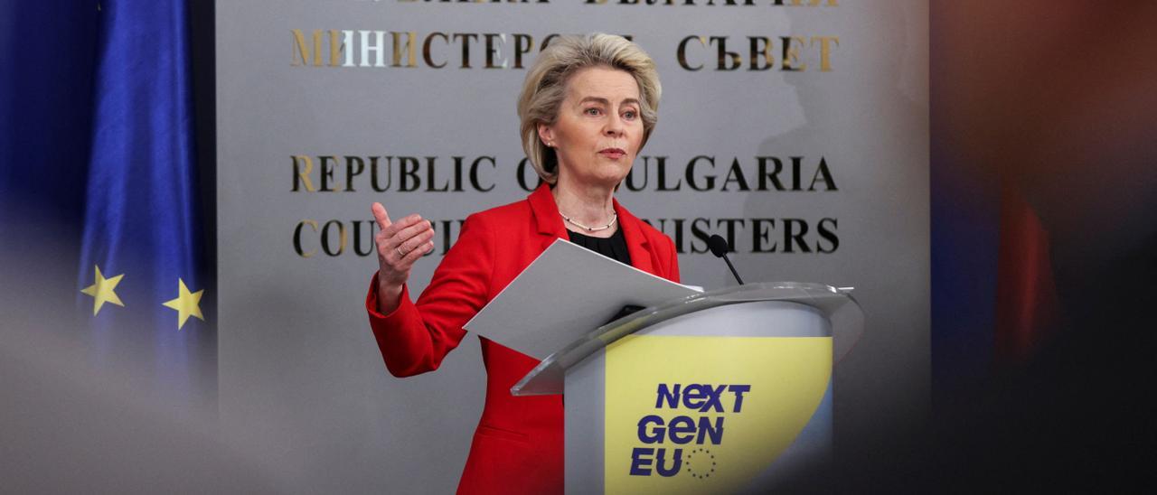 La presidenta de la Comissió Europea (CE), Ursula von der Leyen.