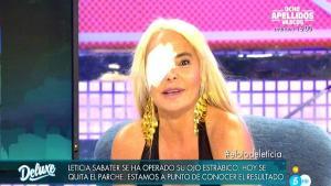 Leticia Sabater, al programa de Tele 5 ’Sálvame DeLuxe’.