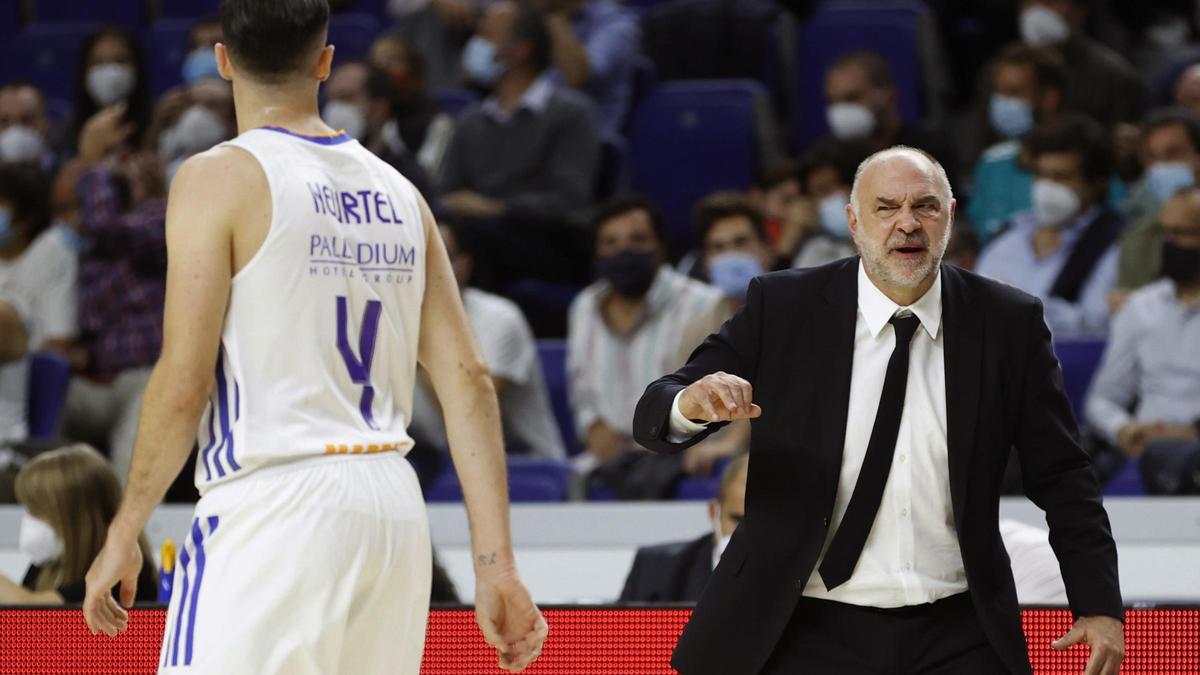 El entrenador del Real Madrid, Pablo Laso.