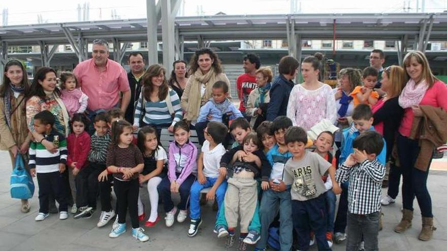 Un viaje en tren para los niños de la ludoteca