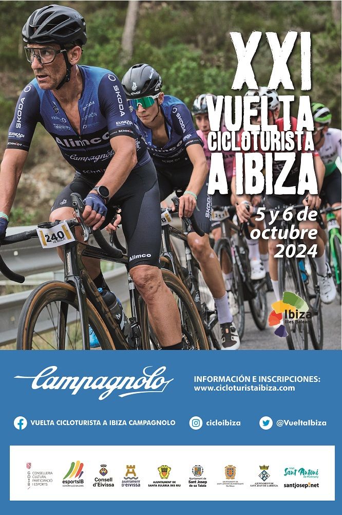 Cartel Vuelta Cicloturista a Ibiza