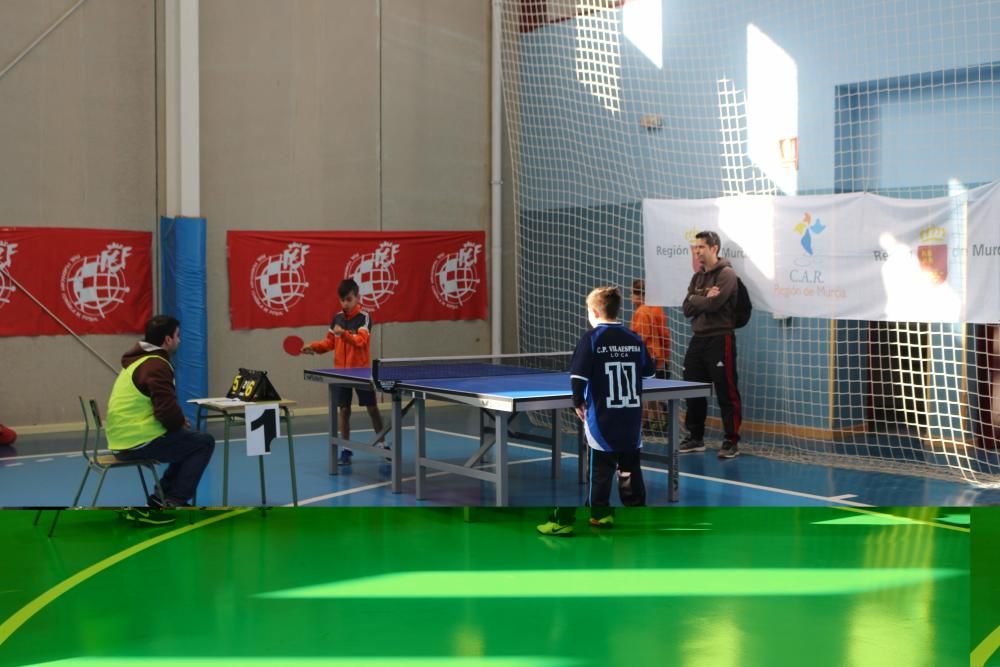 Final de tenis de mesa de Deporte en Edad Escolar