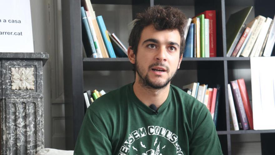 L&#039;activista dels CDR Adrià Carrasco