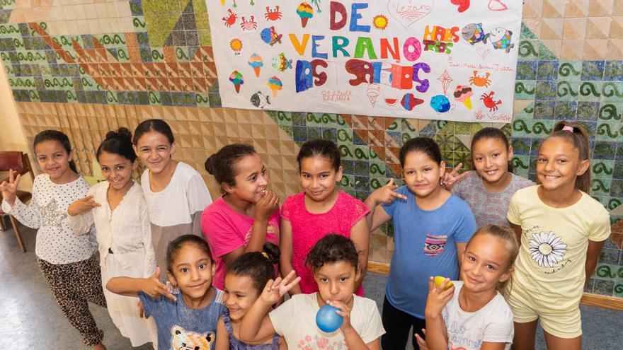 Niños en una escuela de verano; este año no se repetirá la imagen.