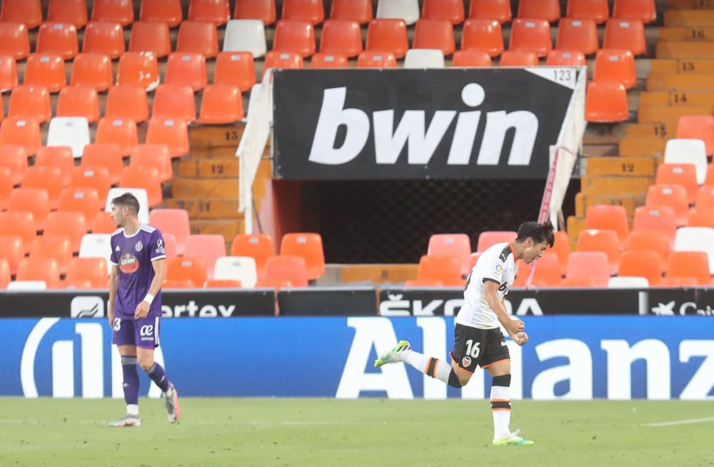 Las imágenes del Valencia CF - Valladolid