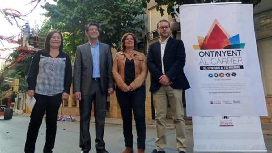 Ontinyent al Carrer transforma la calle Martínez Valls en un «bosque sensorial»