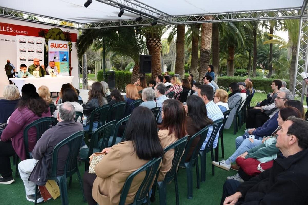 La presentación de ¡Oh capitán, mi capitán! en la Feria del Libro.