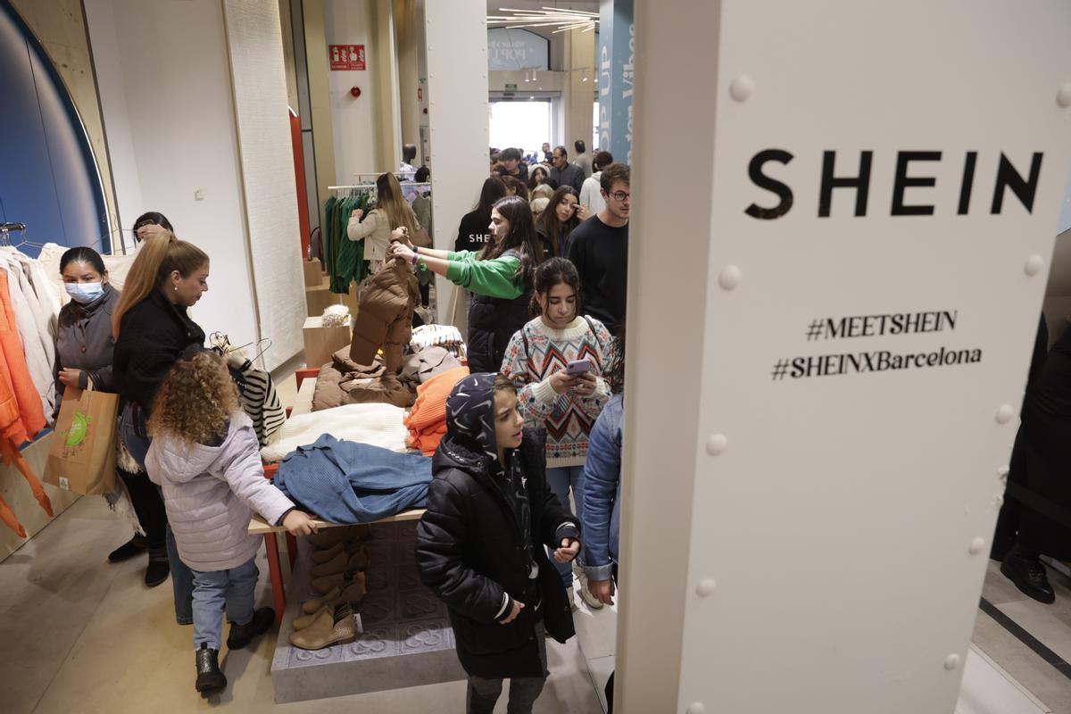 Shein abre pop-up store en Barcelona