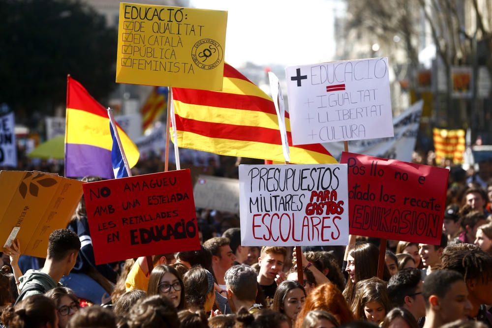 Manifestaciones en toda España contra la Lomce