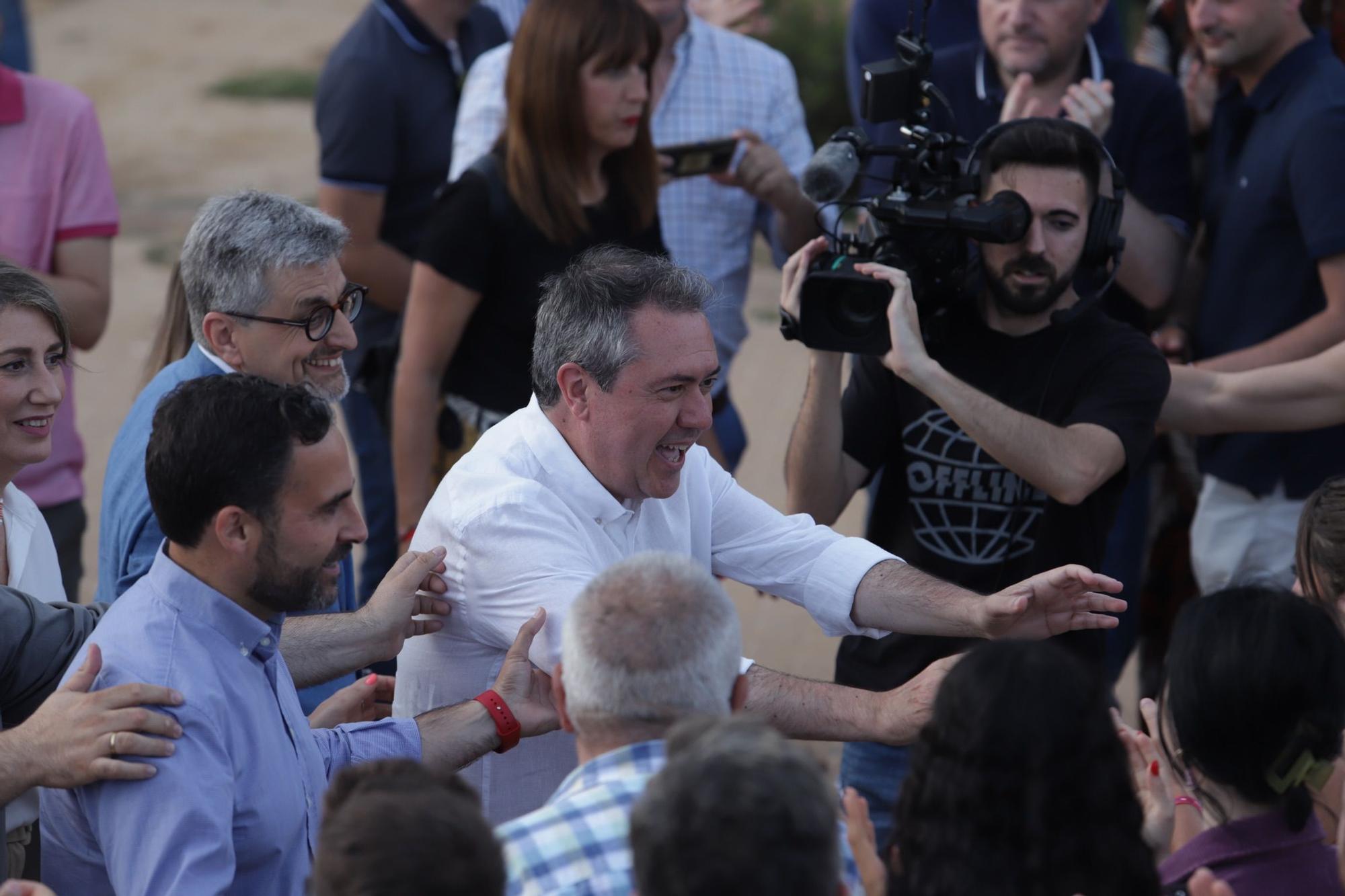 Acto de Juan Espadas, candidato del PSOE a las elecciones andaluzas, en Málaga