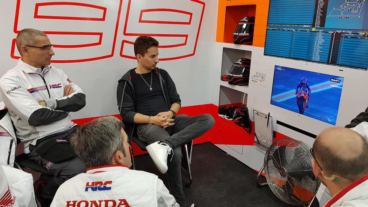Imágenes inéditas de Lorenzo en Honda Imágenes inéditas de Lorenzo en Honda