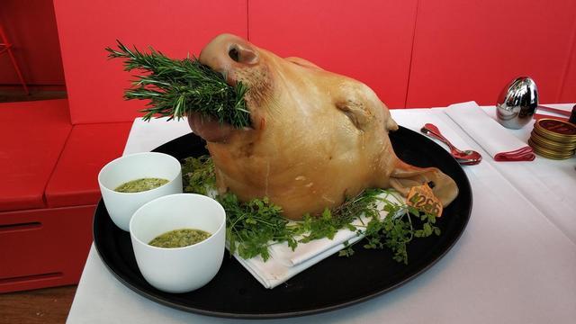 La cabeza de ternera
