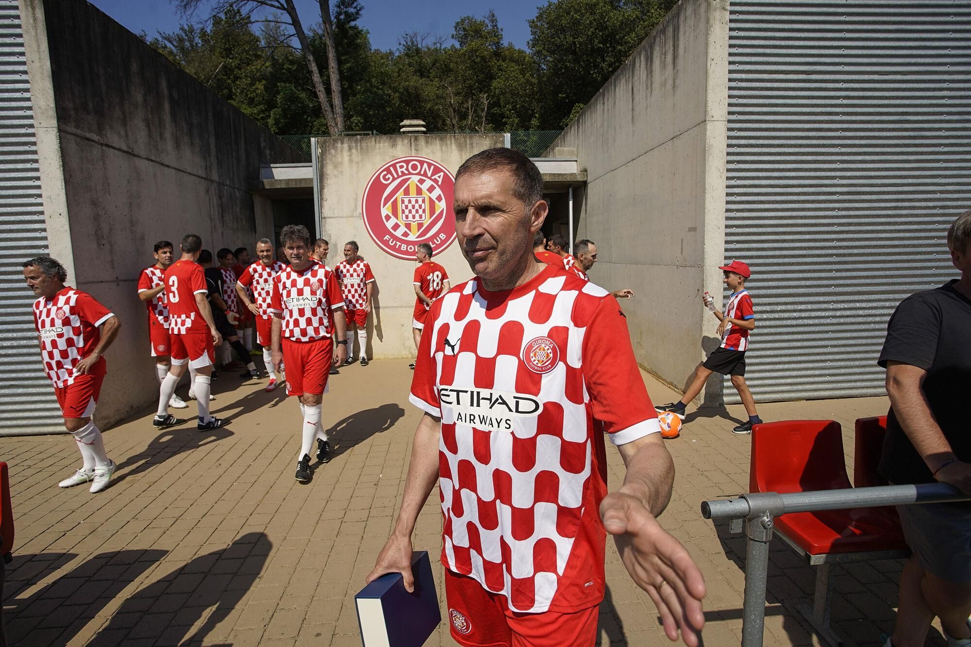 GIRONA. Torres de Palau Girona FC Legends-Agrupació Jugadors FCB, en homenatge a Pepe Pinto