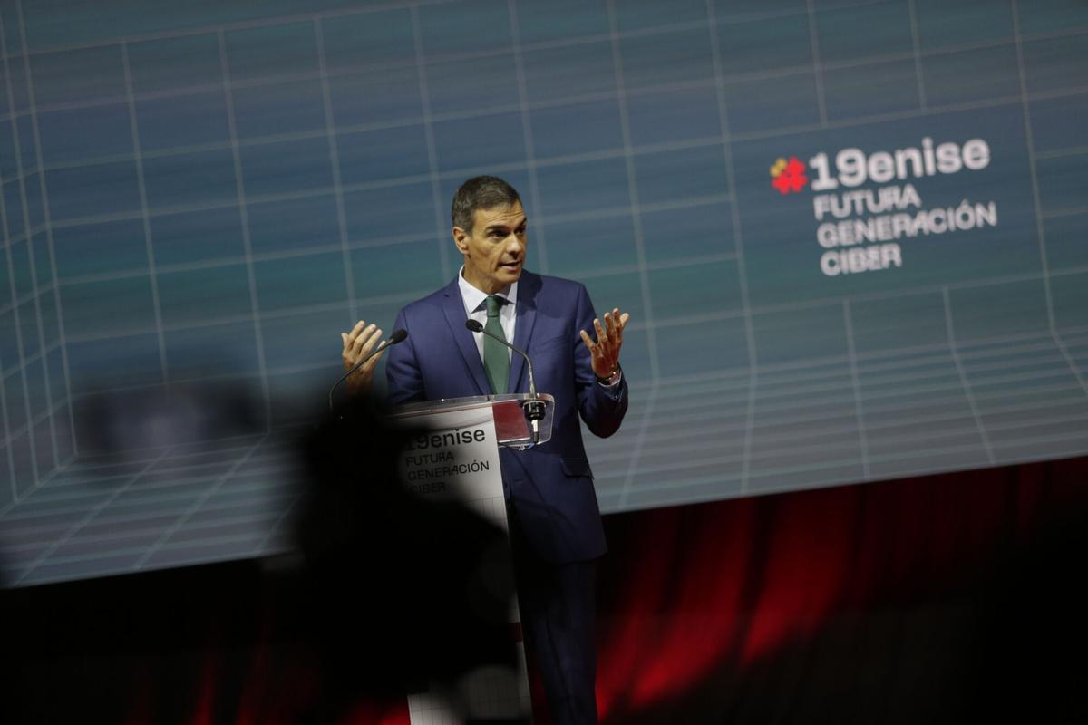 El presidente del Gobierno, Pedro Sánchez, participa en la 19º edición del Encuentro Internacional de Seguridad de la Información (ENISE), en León.