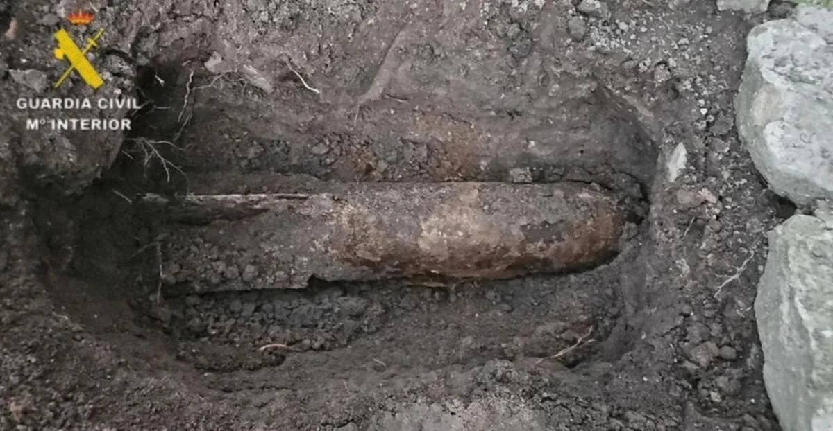 La Guardia Civil desactiva una bomba de aviación alemana de la Guerra Civil hallada en Toledo