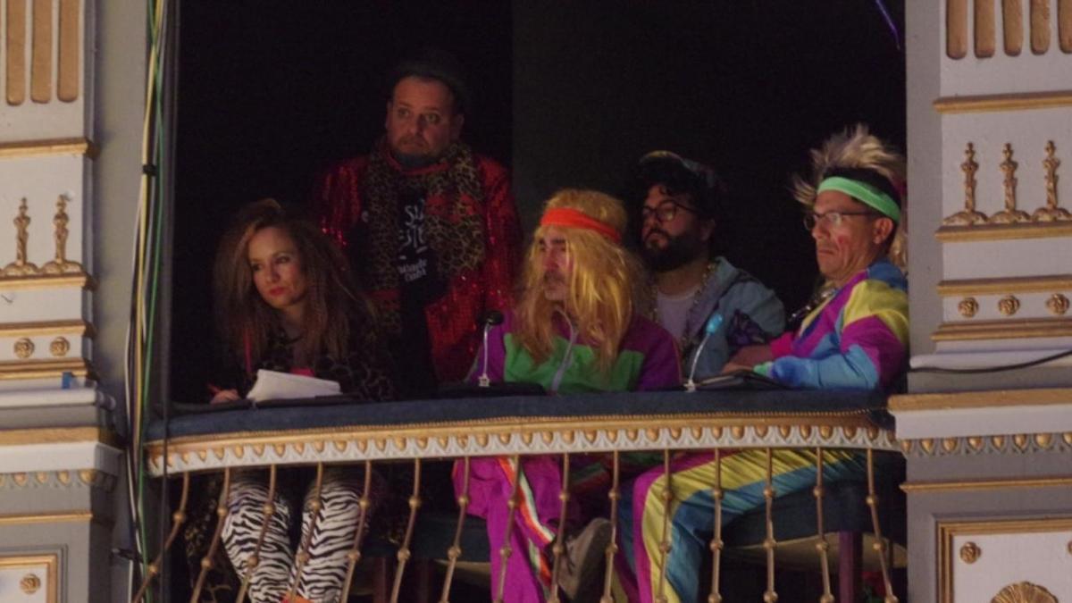 El jurado, atento al concurso durante una edición anterior del COAC Málaga.