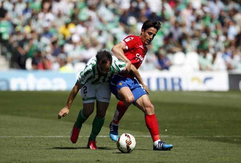 Fotogalería del Real Zaragoza contra el Betis en el Benito Villamarín