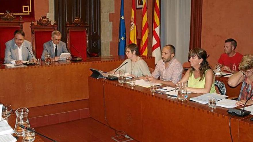 Imatge del primer ple ordinari del mandat 2015-2019