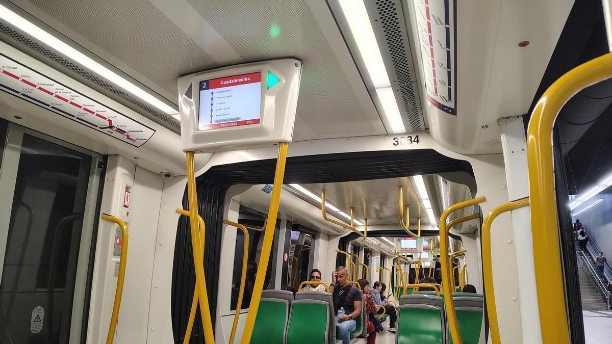 El Metro de Málaga roza los 10 millones de viajeros en el primer semestre
