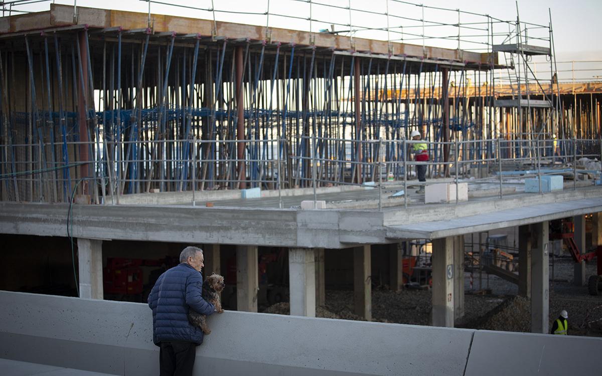 Obras en el Port Olímpic, el futuro balcón gastronómico