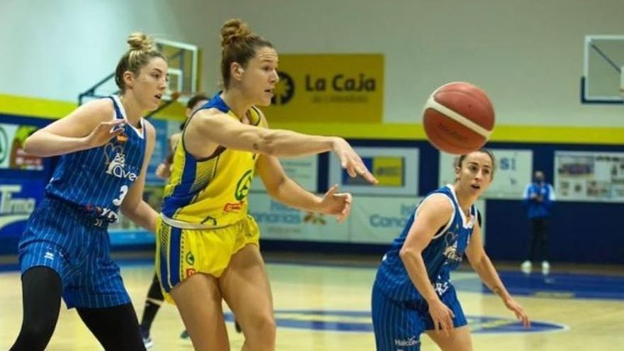 María España, en un partido con el Spar Gran Canaria.