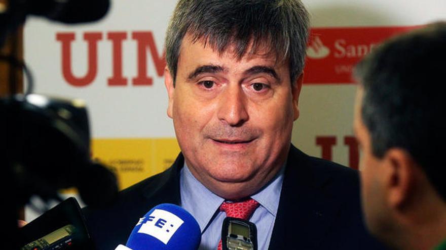 El presidente del Consejo Superior de Deportes,, Miguel Angel Cardena