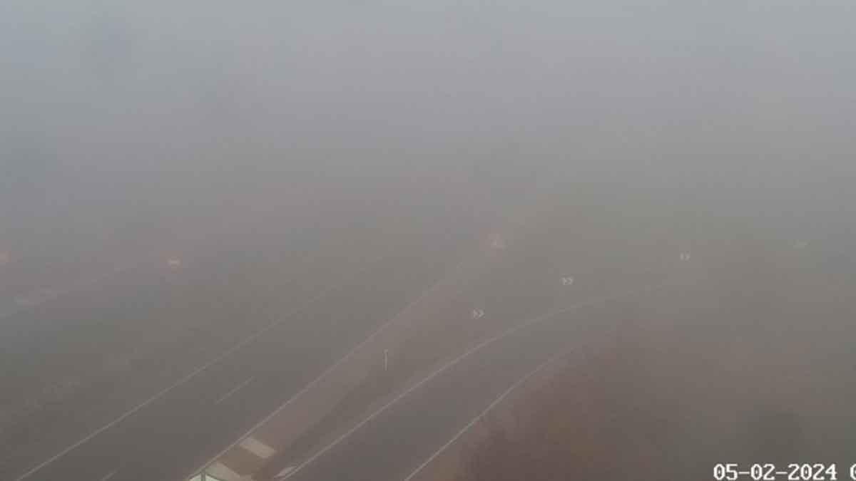 La DGT alerta de importantes bancos de niebla en la autopista de Llucmajor, a la altura del aeropuerto