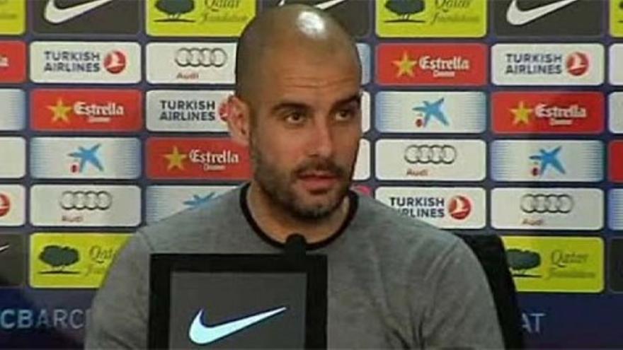 Guardiola: "Si no somos primeros la culpa no es de los árbitros"