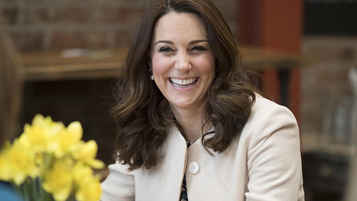 Kate Middleton en su última aparición antes de dar a luz a su tercer hijo