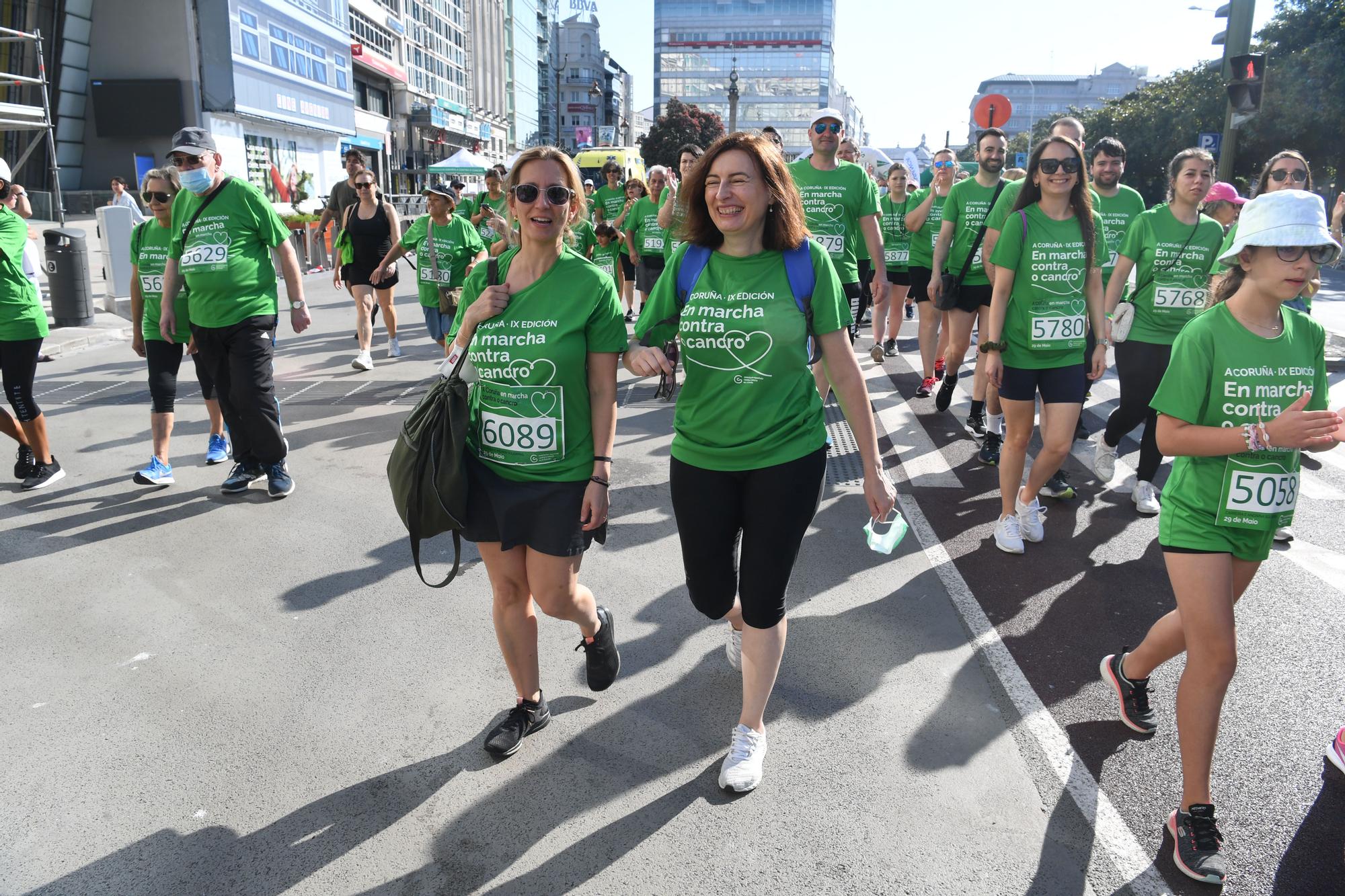 La Carrera contra el Cáncer tiñe de verde la ciudad