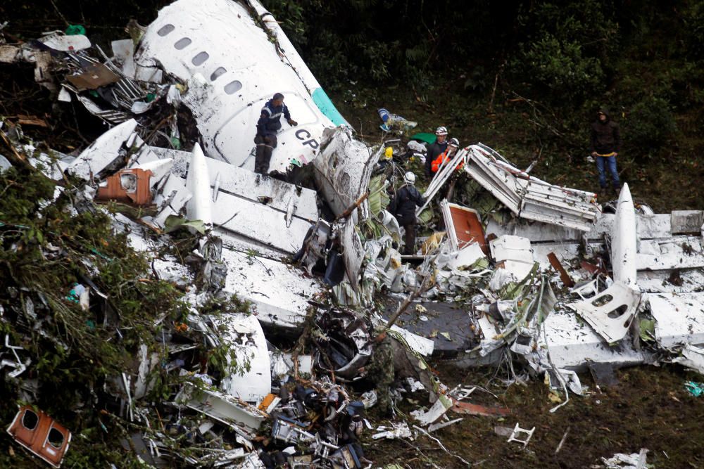 Accidente aéreo en Colombia