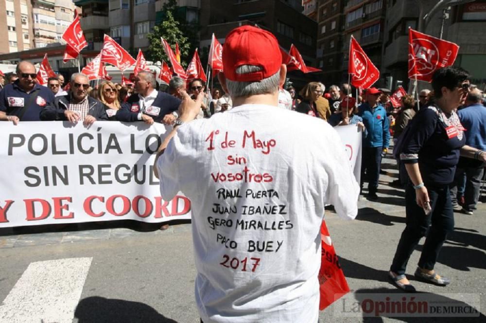 Manifestación del 1 de mayo en Murcia