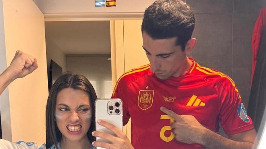 Final del Mundial (España - Argentina) con el corazón dividido en casa de César Tárrega
