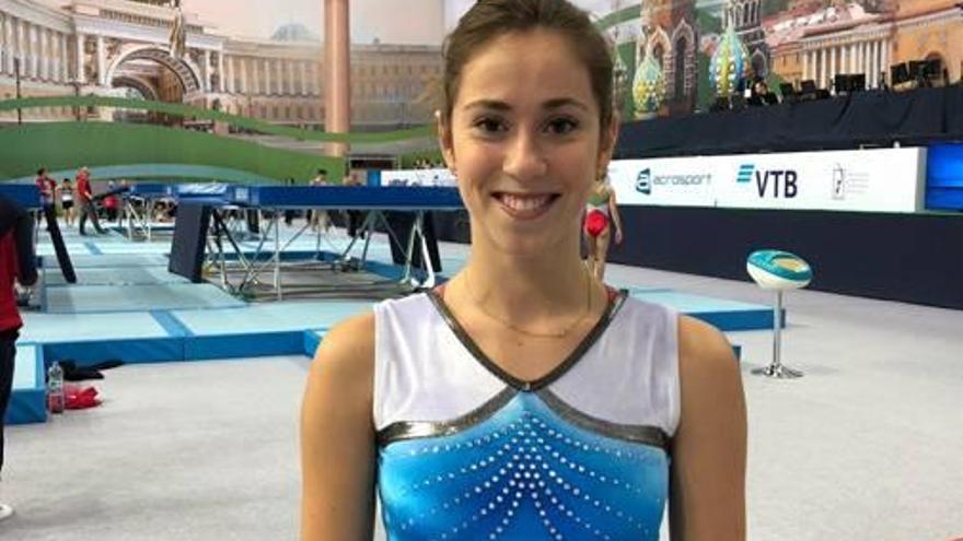 Cristina Masfret va competir per primera vegada en un Mundial ahir