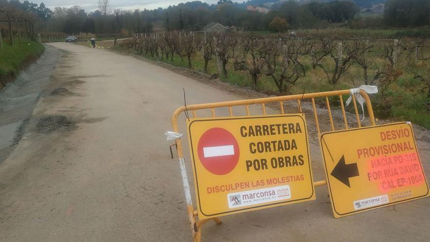 Acelerón en los festivos a las obras de ensanchado del vial al parque empresarial de Nantes