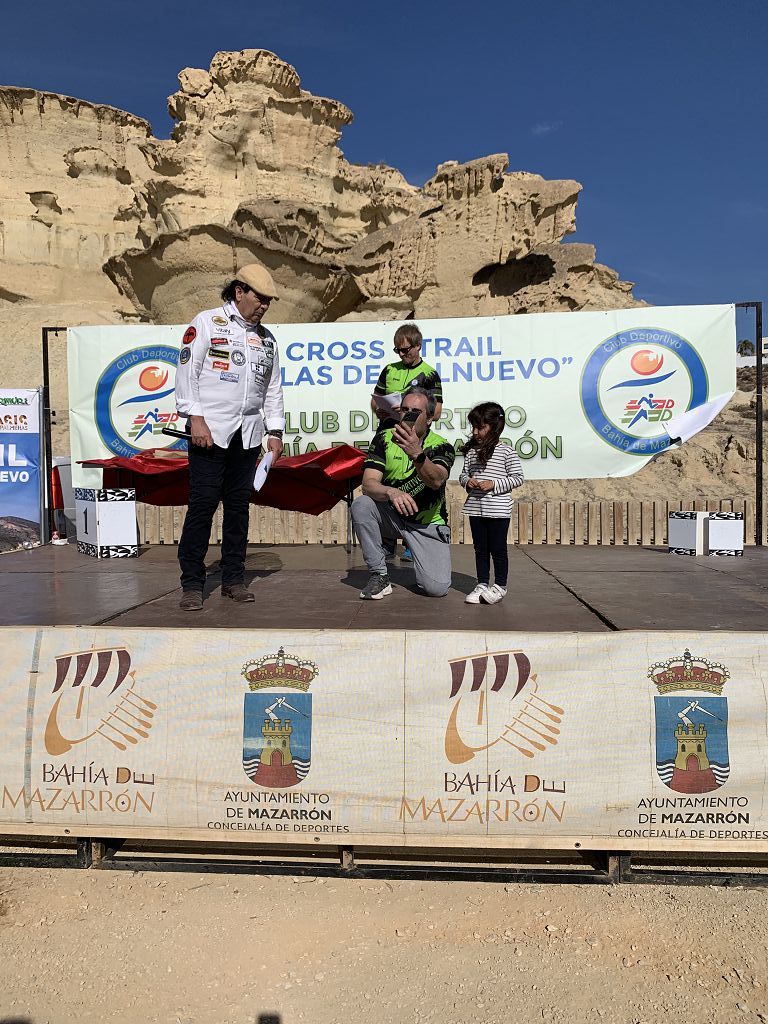 Todas las imágenes del cross por las calas de Bolnuevo, en Mazarrón