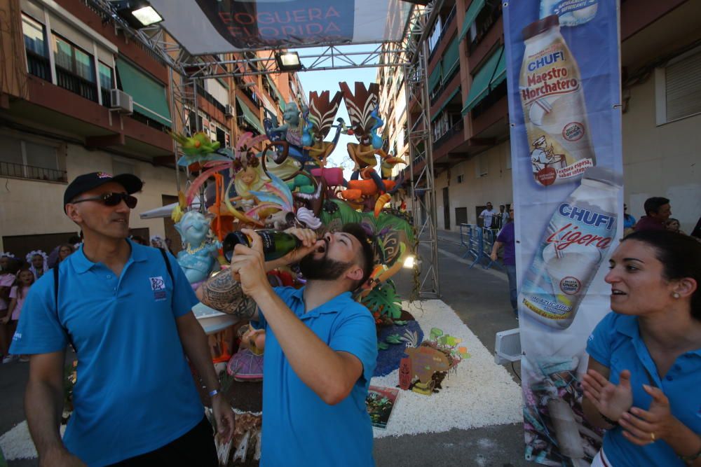 Florida Portazgo, ganadora del primer premio infantil de las Hogueras