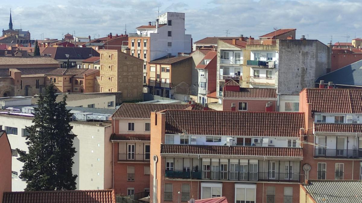 Vista general del casco urbano de Benavente.