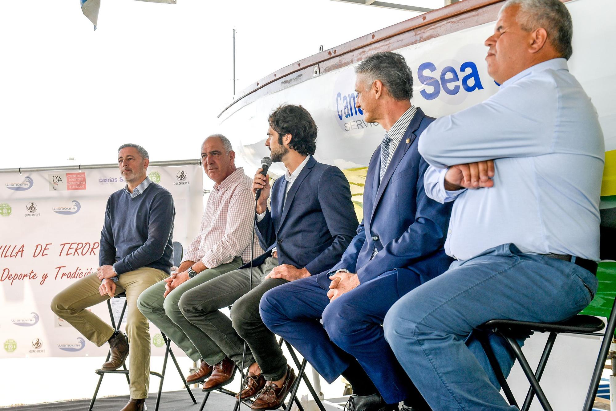 Vela latina: presentación del bote Villa de Teror