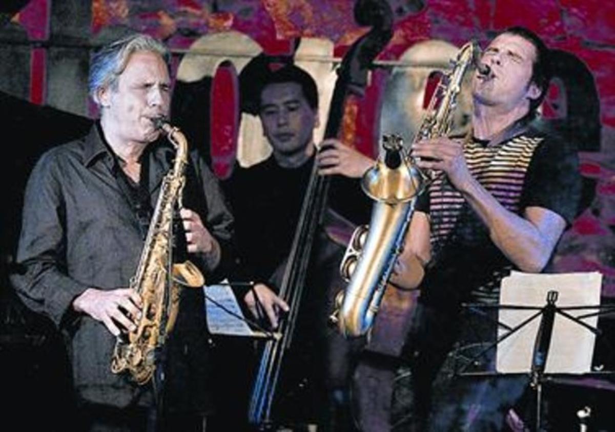 Perico Sambeat (links) gibt am 9. Dezember ein Konzert in Porreres.