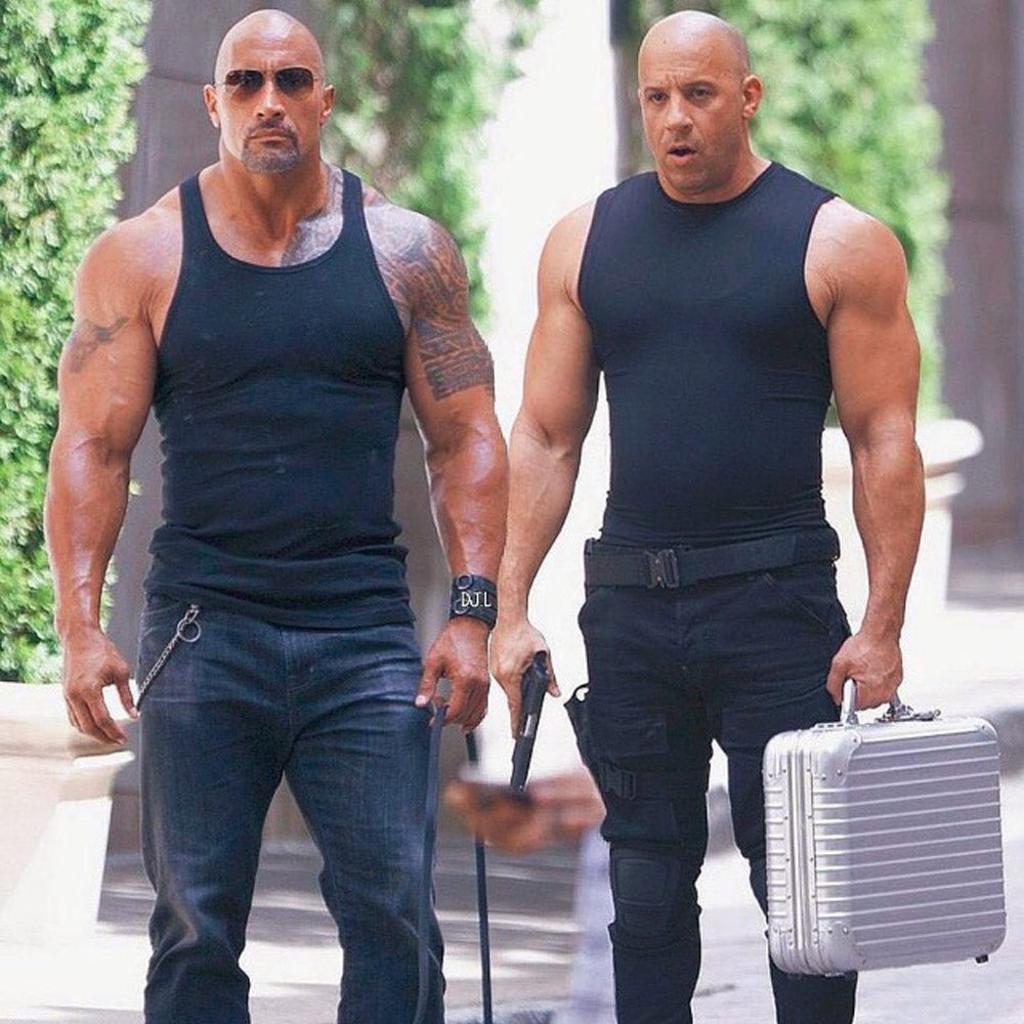 Dwayne Johnson y Vin Diesel