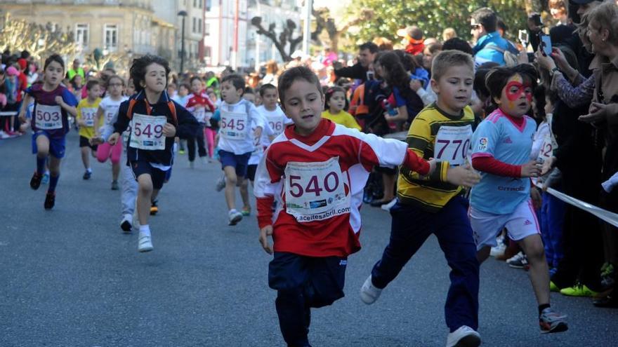 Vilagarcía muestra su lado solidario a la carrera