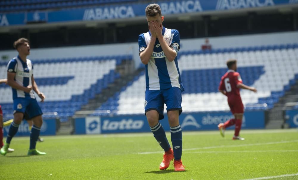 El Dépor juvenil cae y se queda fuera de la Copa