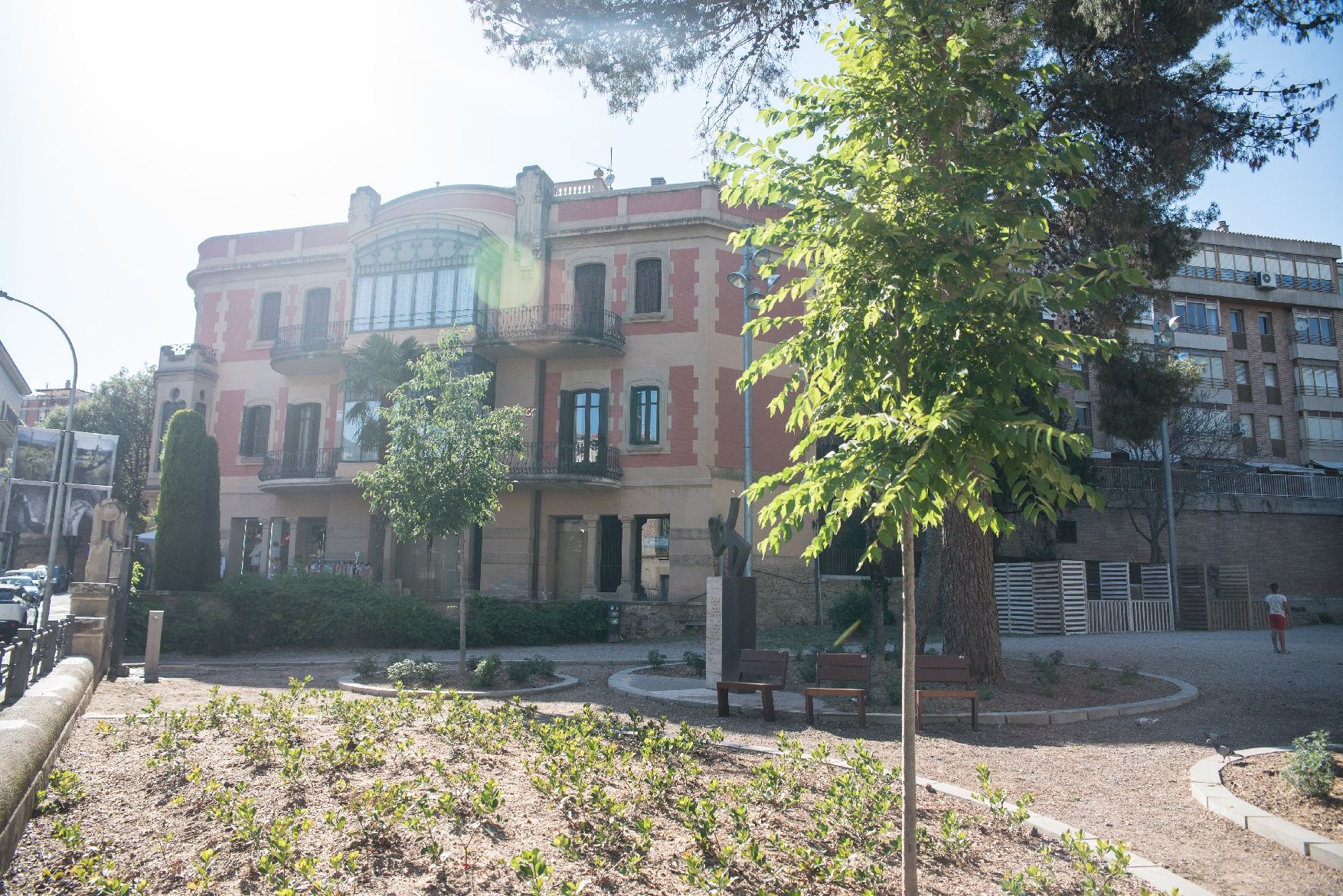 Així és el nou jardí del pati del Casino de Manresa