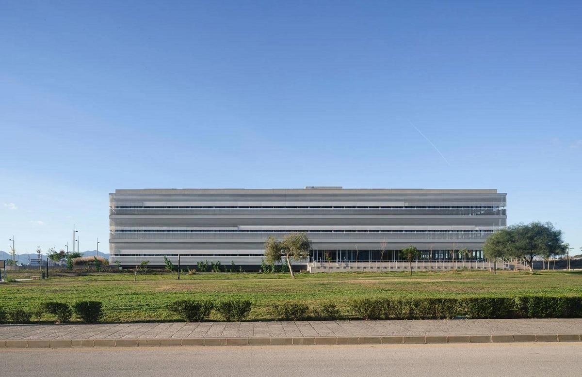 Imagen del edificio Rosalind del PTA de Málaga.