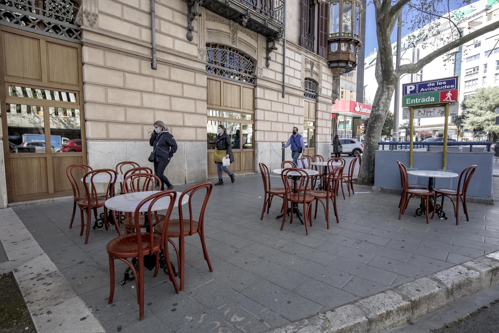 Can Joan de s’Aigo tiene nueva terraza