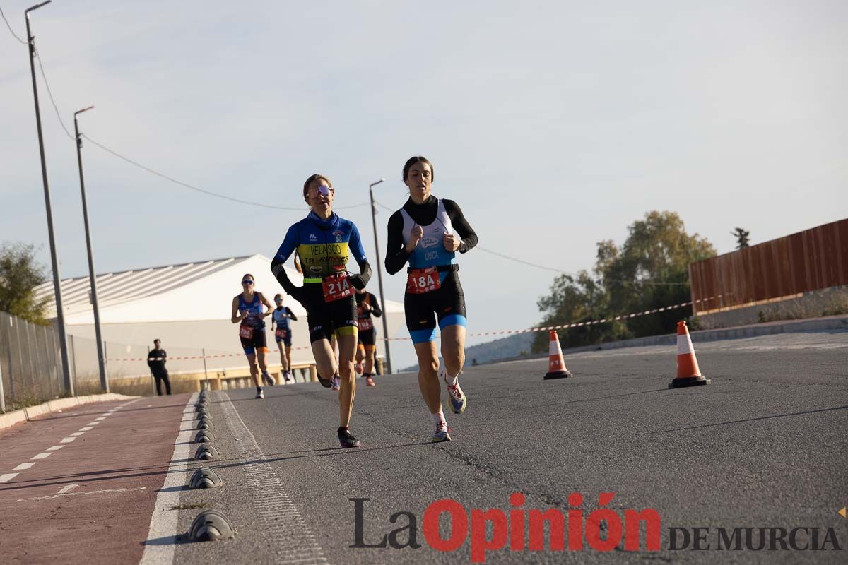 Campeonato Regional de Duatlón por relevos Súper Sprint en Calasparra (carrera a pie)